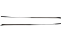 Door outer moulding trim, Chrome. Porsche 911 65-83 Targa / Cabrio - 90153143141, 90153143241