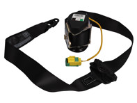 Front Three-point seat belt, Black. Porsche 955 Cayenne >>2005 RHD - 95580300211HCP, 95580300111HCP, 95580300211, 95580300111 Front Three-point seat belt, Black. Porsche 955 Cayenne >>2005 RHD - 95580300211HCP, 95580300111HCP, 95580300211, 95580300111