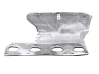 Guard plate for exhaust manifolds. Porsche 970 Panamera - 94811104101, 94811104201, 574.672, 574.682 Guard plate for exhaust manifolds. Porsche 970 Panamera - 94811104101, 94811104201, 574.672, 574.682