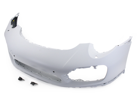 Front bumper. Porsche 991.1 Turbo 2014-16 with ParkAssist and headlamp washer - 99150591102, 99150591104