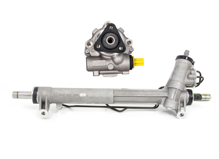 Stuurhuis en stuurbekrachtigingspompset. Porsche 986 Boxster / 996 Carrera RHD (Rechtsgestuurd). - 411091500322, 99631405002, 99631405003, 99631402004, 99631402005, 99731402000, 99634701210, 99634701208, 99634701205, 96347012087, 99634701204, 99634701207, 99634701206