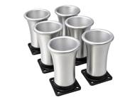 Set Velocity Stack Argento per Rennen ITB. Porsche 911