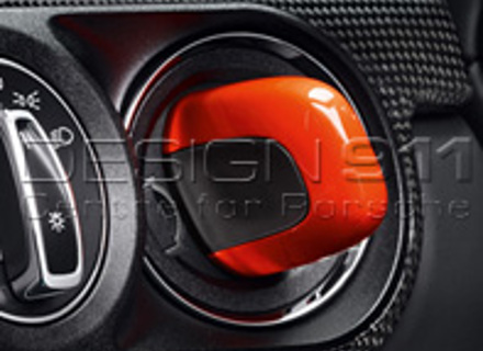 Ignition starter switch, painted. Porsche 981 Boxster/Cayman / 991 / Macan / 958 Cayenne / Panamera / 718 Boxster/Cayman - 99104480121