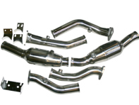 Exhaust catalytic converter set. Porsche 993 C2 / 993 C4 - 993PO93260S, 1620300210, 92.312S, PO-93260S, 99311321316, 99311321338, 99311321343, 99311321344 - 1620300210