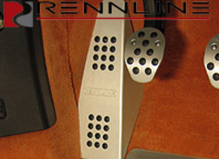 Rennline dode pedaal rubberen grip. Porsche 996 / 986 Boxster - P53, P53