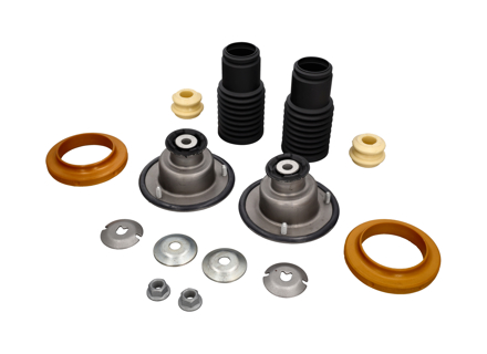 Kit di montaggio superiore e revisione ammortizzatore posteriore. Porsche 987.2 Boxster 2009-12 con PASM - 99734310701, 98733305900, 98733350900, 98733350901, 98133350401, 98633350501, 99908464501, 99734310700, 98733330100