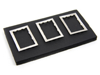 Frame for window switch, Set of 3. Porsche 911 73-89 / 964 / 993 - 91161363520 Frame for window switch, Set of 3. Porsche 911 73-89 / 964 / 993 - 91161363520