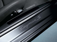 Side Sills Trims in Stainless Steel with Logo. Porsche 987C Cayman - 98704480042, 98755198007, 98755198017, 98704480041, 98755198006, 98755198016 Side Sills Trims in Stainless Steel with Logo. Porsche 987C Cayman - 98704480042, 98755198007, 98755198017, 98704480041, 98755198006, 98755198016