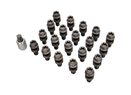 Titanium wheel bolts, Pack of 20. Porsche 992.2 - WHT010249A