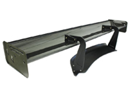 Carbon fibre swan neck rear spoiler. Porsche 987 Cayman