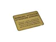 Adesivo di avvertimento per i fan. Porsche 928 - 92870115102 - PAKAV