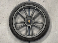 20-/21-inch 911 Turbo S, Platinum (satin-gloss) Alloy wheels and winter tyres Original Porsche - 992044603AC