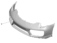 Front bumper. Porsche 991.2 Turbo 2017>> - 99150591200, 99150591201 Front bumper. Porsche 991.2 Turbo 2017>> - 99150591200, 99150591201