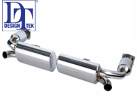 Sport Exhaust Porsche 996 Turbo with 200 SPORTS CELL CATS -DesignTek - 125949, 55-PS103, 99611102775, 99611102776, 99611198775, 99611198777