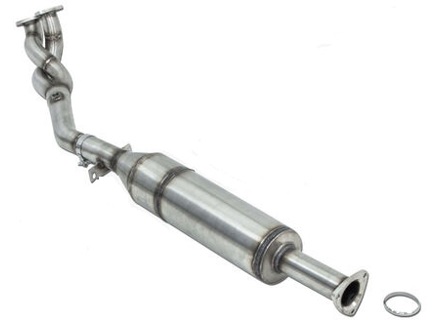 Downpipe with catalytic converter for - Porsche 944 S2 3.0ltr M44-41 CARGRAPHIC N-GT - 94411198907, 94411198101
