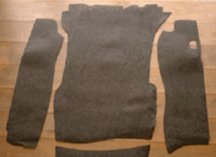 后备箱地毯套装。保时捷 911 1969-73 (LWB)