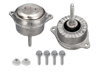 Engine mount kit, SET OF 2. Porsche 993 C2 / C4  / 993 Turbo (non-Cabrio) - 99337504909, 99337504905, 99337504907