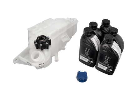Engine coolant expansion tank kit. Porsche 996 2001 >> / 997.1 / 997.2 - 99610615703, 99610615704, 99610615700, 99610615701, 99610615702
