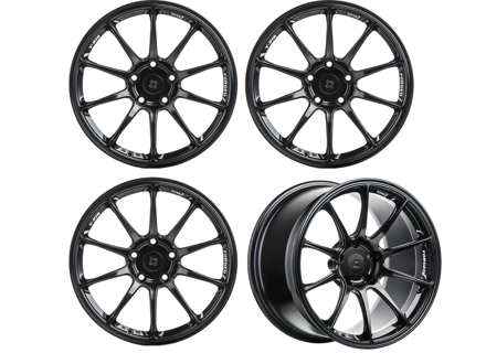 Titan 7 Forged T-R10 10 raggi set di cerchi in lega Machine Black 21". Porsche 9J1 Taycan - TR102195050513071MB, TR102111555513071MB