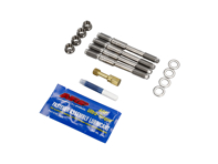 Brake caliper mounting stud kit for front OEM rotors. Porsche 996 / 997 / 981