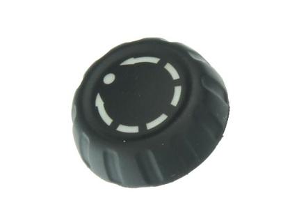 Rotary knob RIGHT for Radio control. Porsche 987.1 Boxster / 987C.1 Cayman / 997.1 - 95564295200, 99764220200A05, 99764220201A05