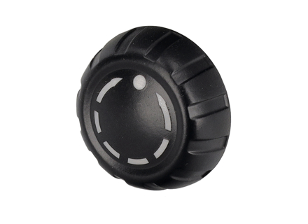 Bouton rotatif DROIT pour commande radio. Porsche 987.1 Boxster / 987C.1 Cayman / 997.1 - 95564295200, 99764220200A05, 99764220201A05