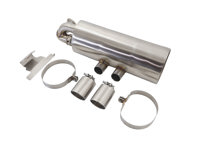 Exhaust Muffler / Silencer Rear box with Valves Sports 'GT3' style DesignTek. Porsche 911 1975-89 - 93011102200, 93011102203, 93011104300, 93011104301, 93011104303