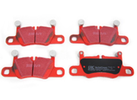 Plaquettes de frein rouges EBC « Road » arrière. Porsche 991.1 S / 991.2 / 991.2 S - 99135294900, 99135294901, 97035294703, 97035294902, 97035294904 - DP32371C