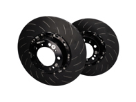 EBC Racing Two-piece floating Rear SLOTTED Brake Discs for Porsche - 38007063, 38007064, 99135140581, 99135140681, 99135140682 - SG2F012