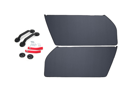 RS Door Panel Kit, with RED pull straps. Porsche 911/930/964/993 - 96455503X00, 964555830RD, 964555251008YR
