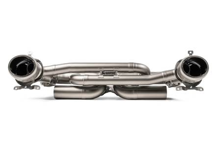 Akrapovic Slip-On race line (Titanium). Porsche 992 Carrera / S / 4 / 4S / Cabriolet - 992251053A, 992298019A