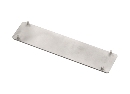 Plaque de montage pour le lettrage. Porsche 911 1970-77 - 91155910700, 91155901502, 91155901503