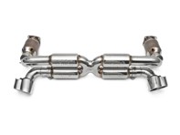 Système d'échappement Fabspeed Supersport X-Pipe 70 mm. Porsche 996 GT2 (2001-2005) - 99611198775, 99611198777 - FS.POR.996GT2.SSX