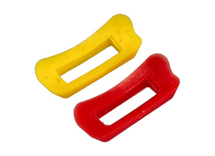 Key identification ring, Red / Yellow. Porsche 986 Boxster 2001>> / 996 2001>> - 99663734400