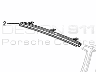Roof Front Panel. Porsche 993 1994-98 - 99350214300GRV