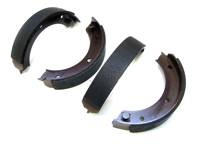Handbrake shoes, Set of 4. Porsche 911 1965-68 / 356B / 356C - 90135290613, 90135290614, PCG90120971, 90135209710 - PS8532, 911419/00, 1663900410, BP PS8532 Handbrake shoes, Set of 4. Porsche 911 1965-68 / 356B / 356C - 90135290613, 90135290614, PCG90120971, 90135209710 - PS8532, 911419/00, 1663900410, BP PS8532