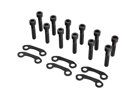 Aandrijfasbouten en borgplatenset. Porsche 911 G 3.2 Carrera / 964 / 928 - 90006712301, 91133219100