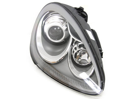 Headlamp Litronic (Xenon). Porsche Cayenne 958 2011-14 LHD Cars - 95863117612, 95863117611, 95863117610, 95863117512, 95863117511, 95863117510
