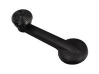 Maniglia per finestra, Zinco, Nera. Porsche 914 - 111837581J, 1138375813 - 8188300200