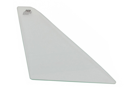 Front 1/4 window glass, Clear. Porsche 911 / 964 TARGA - 91154250440, 91154250340