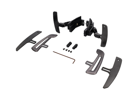 Magnetic PDK GT3 RS style paddle shifter set for Sport Design Steering Wheel. Porsche 992 / 971.2 Panamera / 95B Macan