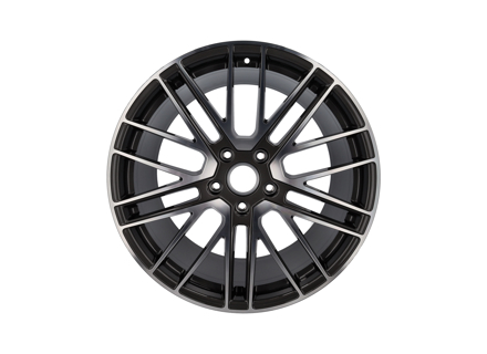 21' 911 turbo design wheel titanium finish Rear 11,5J x 21 ET69. Porsche 971.2 Panamera - 971601025ANOC6