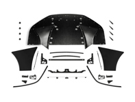 Kit splitter inferiore paraurti anteriore. Porsche 991.1 GT3 RS