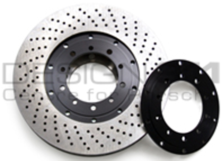 Kit adaptateur de moyeu de disque de frein pour disque de frein turbo 332mm x 32mm Kit de mise à niveau pour Porsche 911