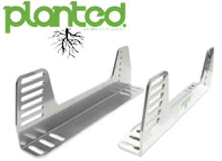 Planted Aluminium 90 Degree Universal Sidemount - GREY