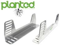 Planted Aluminium 90 Degree Universal Sidemount - GREY Planted Aluminium 90 Degree Universal Sidemount - GREY