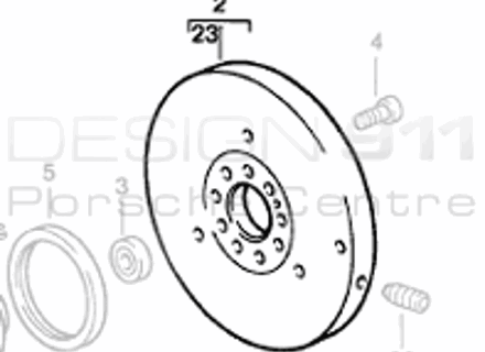 Volante de inercia. Porsche 944 1982-85