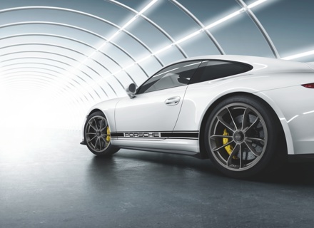 Strisce decorative laterali con logo PORSCHE. Porsche 991 turbo/GT2 RS/GT3 RS - 99104480165, 99104480166, 99104480167, 99104480168