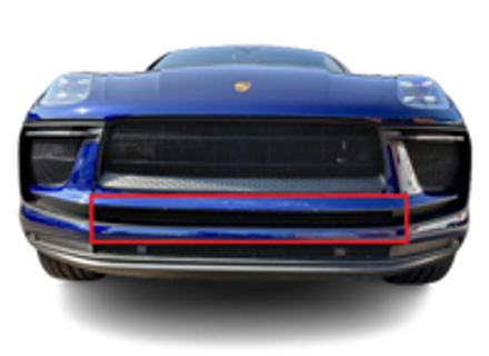 Frontstoßstangen-Edelstahl-Mittelgitter ZunSport. Porsche Macan / S / GTS Facelift - ZPR81321, ZPR81321B, ZPR81321, ZPR81321B