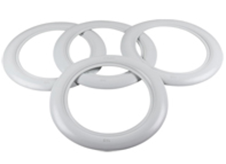 Set copriruota 14', bianco. Porsche 356 - AC601214A, 8160300410